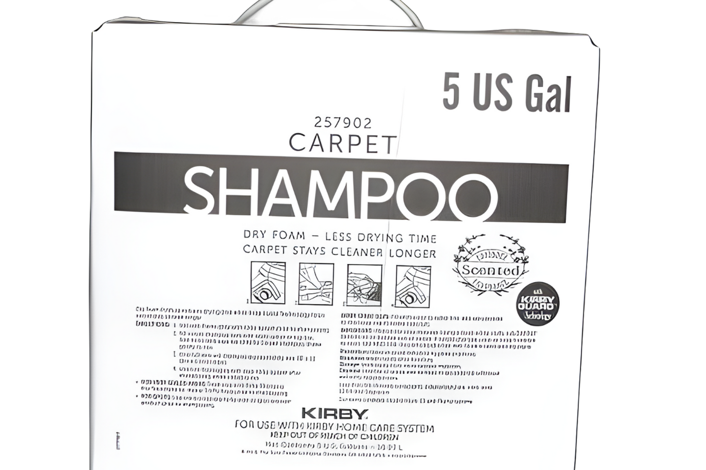 Kirby Cube 5 Gallon Carpet Shampoo | Dry Foam | Quick Dry #257902