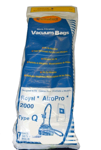 Fit Royal Dirt Devil Q Vacuum Bags - 28 Bags