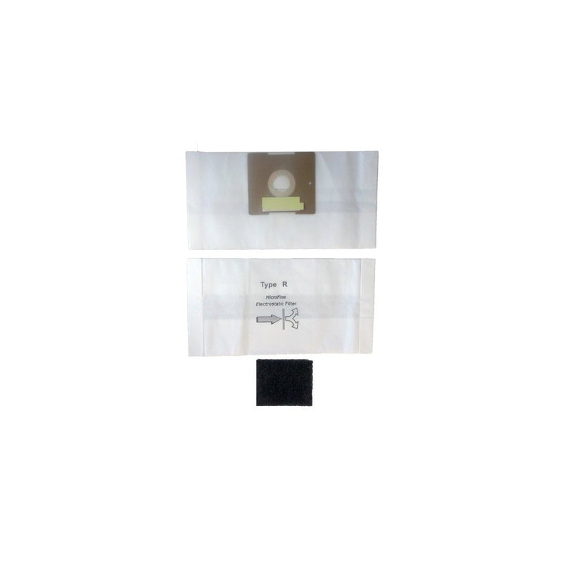 14 Royal Type R Allergy Vacuum BAG + Filter, Procision Ry, Canister Vacuum Cleaners, 3-RY3100-001, RY3100, 3RY31000