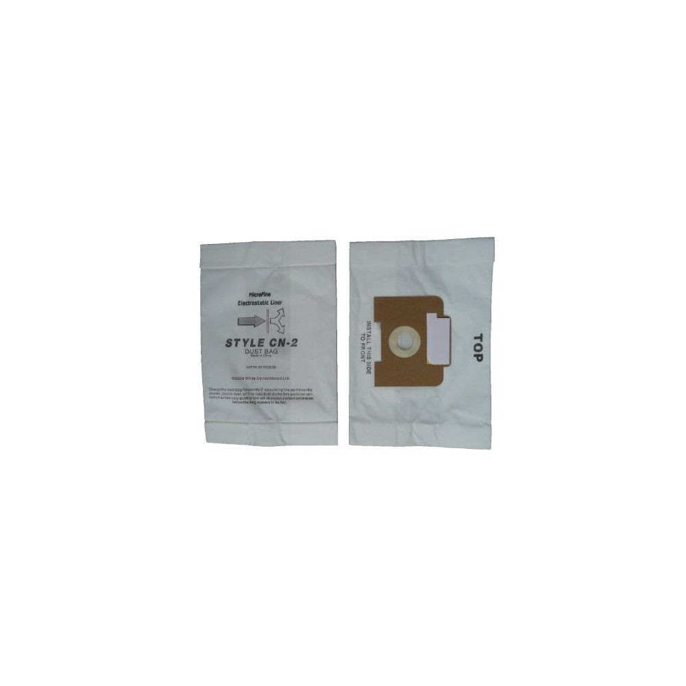 6 Eureka CN-2, CN2 Vacuum Bags by Envircare Series 6830, Power Team, Canister, General Electric Vacuum Cleaners, 61