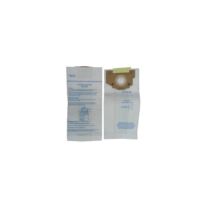 12 Eureka Type RR Upright Allergy Vacuum Bags, Omega Upright, Ultra, Boss Smart Vacuum Cleaners, 4800 Series...4870