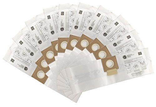 10PK, HOOVER CH32008 HUSHTONE CANISTER, PAPER BAGS AH10163