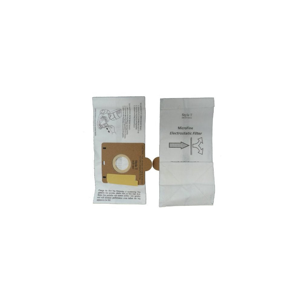 15 Eureka T Allergy Canister Vacuum Bags, Canister Series 970, 972 Vacuum Cleaners, 61555-12, 970A, 972A,