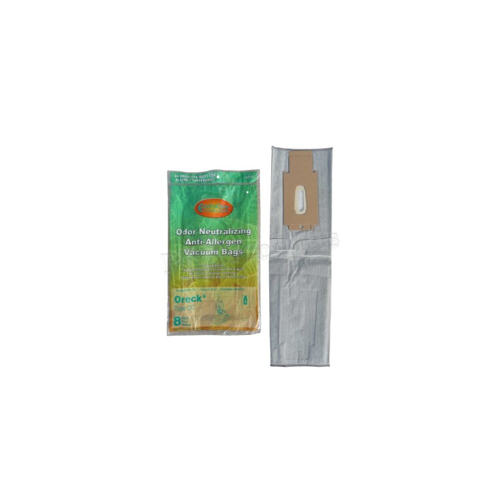 8 Oreck TYPE CC xl HEPA Filtration Allergy Odor Neutralizing vacuum bags, Fits All XL7, XL21, 2000's, 3000's, 4000'