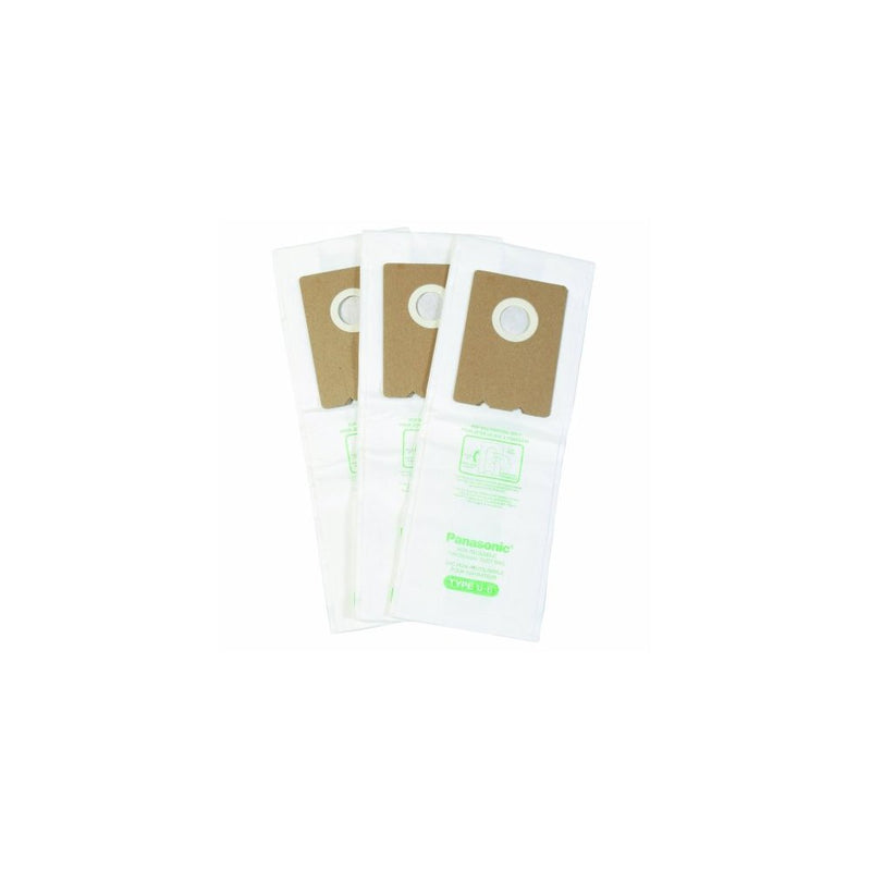 Panasonic MC-V145M Type U-6 Tab Lock Micron Paper Bag, 3-Pack