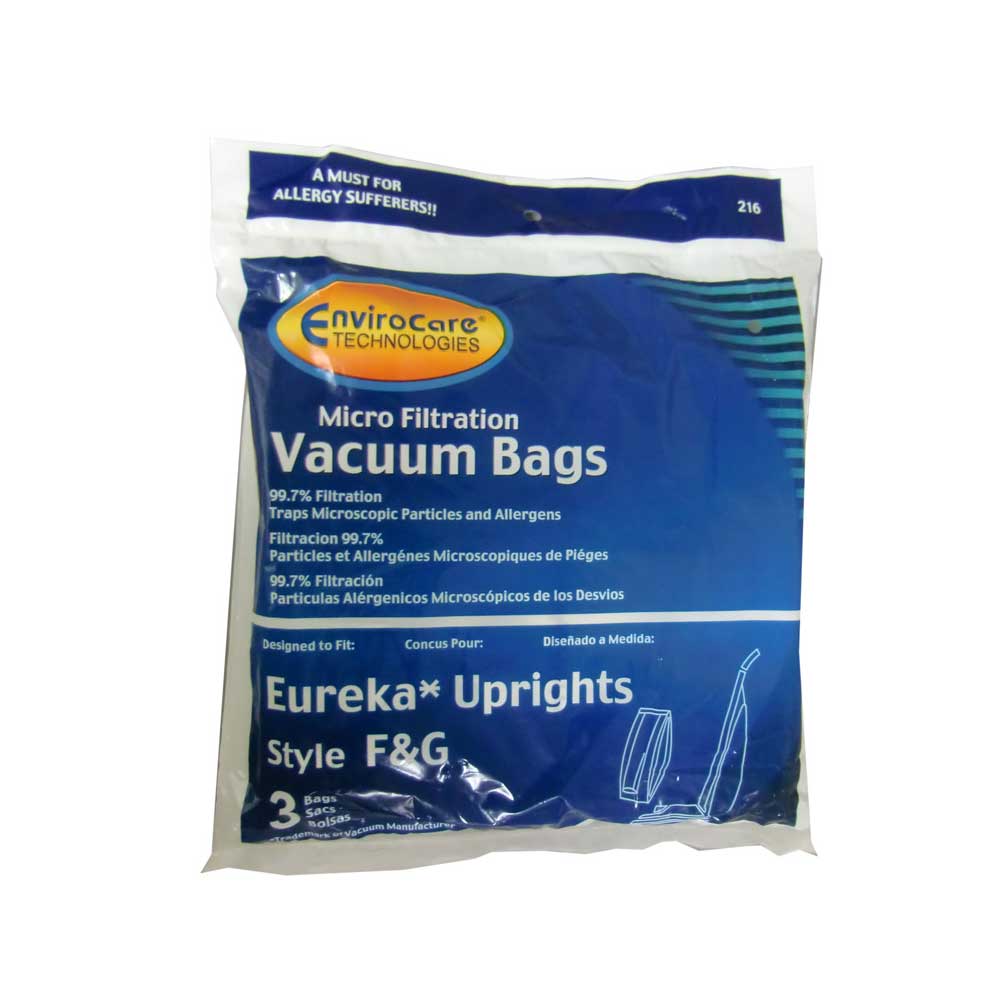 Eureka Style F & G Vacuum Bags, 3 Per Pack