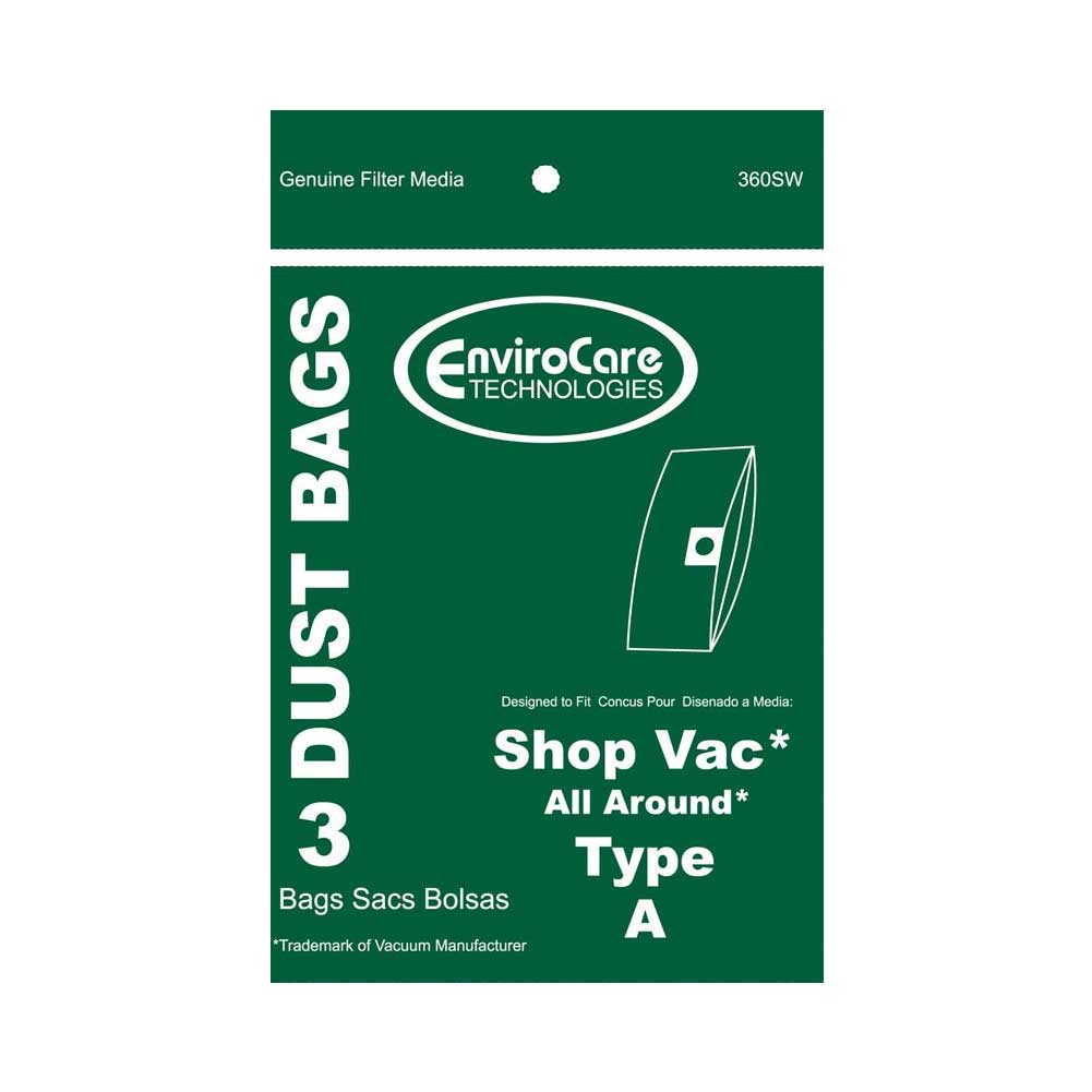 Envirocare ShopVac All Around Type A