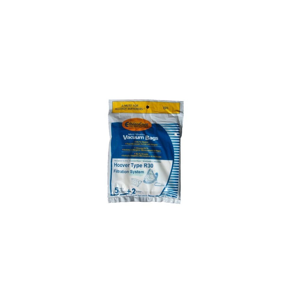 10 Hoover R30 Allergy Vacuum BAG + 4 Filters, Canister Vacuum Cleaners, 40101002, S1361, Type R30 Bags