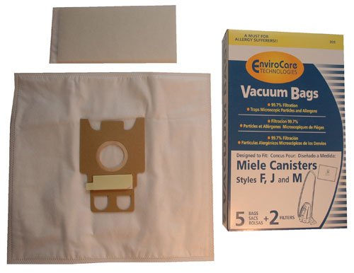 Type F/M/J Miele Vacuum Cleaner Replacement Bag (5 Pack)