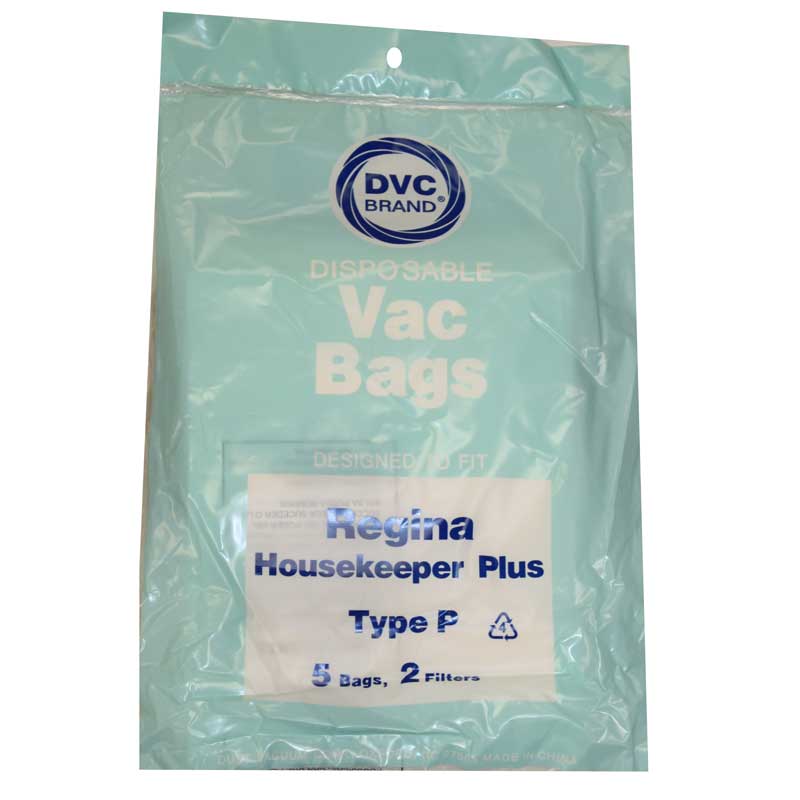 Regina Housekeeper Plus / Ultra 57068-04, DH06017 Type P Bags - 2 pack
