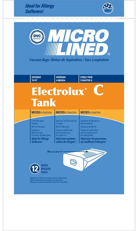 Electrolux Micro filtration Style-C Vacuum Cleaner Bags- Generic - 10 pack