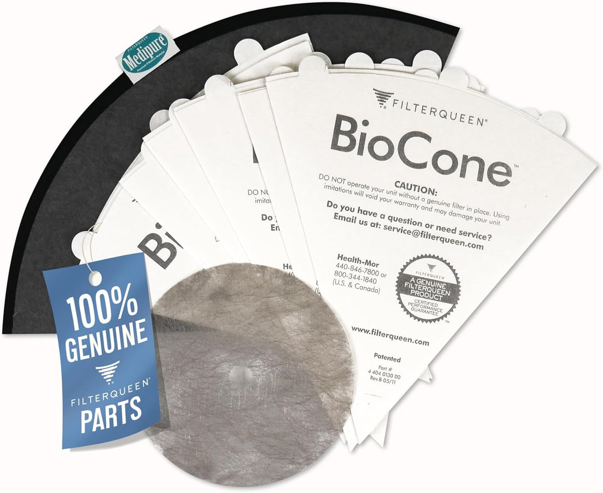 Filter Queen Medipure Bio Cone Filters - Genuine 4404013100, 4404007900
