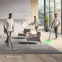 Dyson Gen5Outsize Cordless Vacuum Cleaner, Nickel/Blue, Extra Large Bin, HEPA Filter, SV24, 447923-01