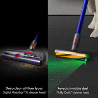 Dyson Gen5Outsize Cordless Vacuum Cleaner, Nickel/Blue, Extra Large Bin, HEPA Filter, SV24, 447923-01