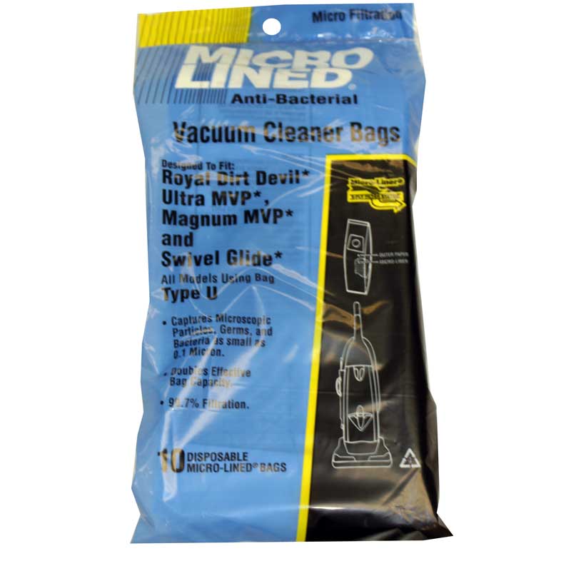 30 designed to Fit Dirt Devil U Micro Vacuum Bag