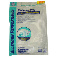 Kenmore Style U and Style O Upright HEPA Like Synthetic Cloth Bags for 50688 50690 Vacuum - 27 Pack