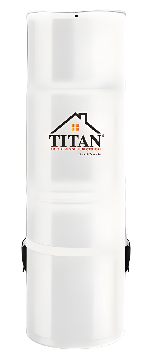 Titan Tcs7702 Central Vac, 7500 Sq Ft, 58 Decibals138 Water Lift, 5 Gal, 38.5 Height, 11.9 Diam Vacuum #TCS-7702