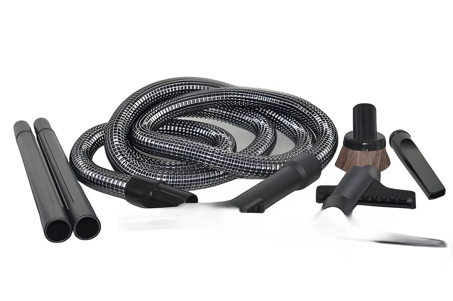 Fit All, Residential Attachment Kit Delux Pan/sharp 12' Hose/hh Dust Brwire Hose Vacuum #32-4906-66