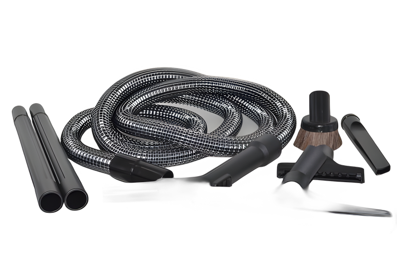 Fit All, Residential Attachment Kit Delux Pan/sharp 12' Hose/hh Dust Brwire Hose Vacuum #32-4906-66