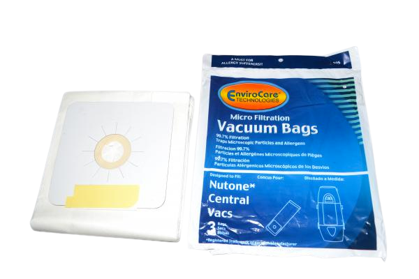 PAPER BAGS-NUTONE,3PK,CENTRAL VAC,MICRO