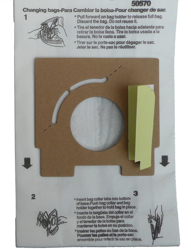 Kenmore 50570 Micro Filter Bags- 8 Pack. Replaces 28075