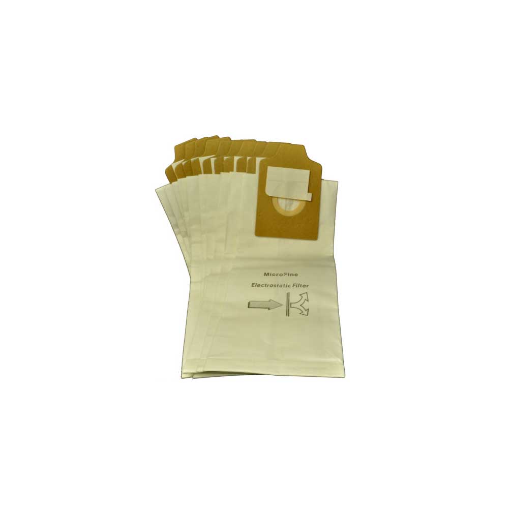 Euro Pro Replacement: EUR-1470 Paper Bag, :( Microlined Shark Upright DVC 10 PK