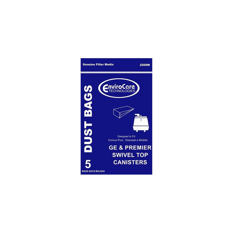 GE & Premier Swivel Top Canister Vacuum Bags