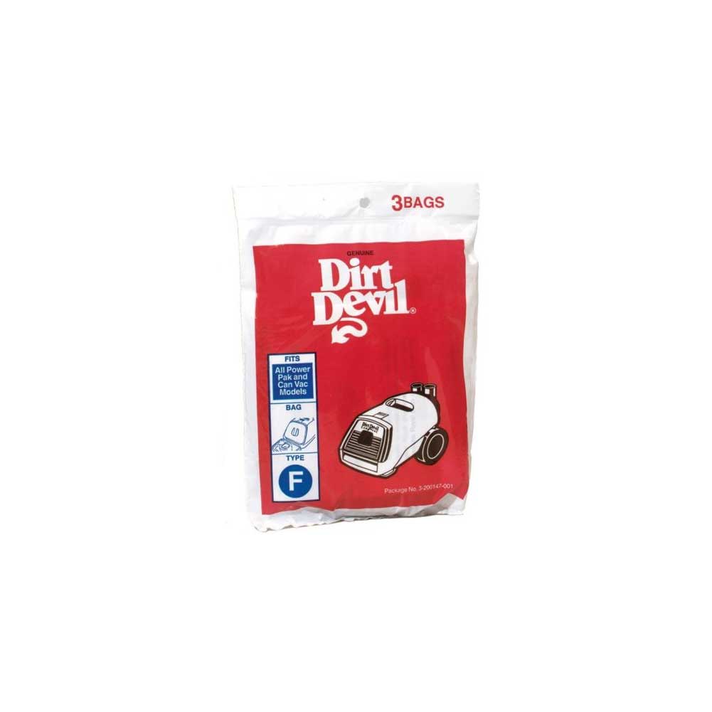 Dirt Devil Type F Bags (Aftermarket)