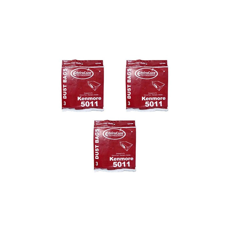9 Kenmore Royal Type P Canister Vacuum Cleaner Bag 5011 20-5001 40100513 9025110 20-5011