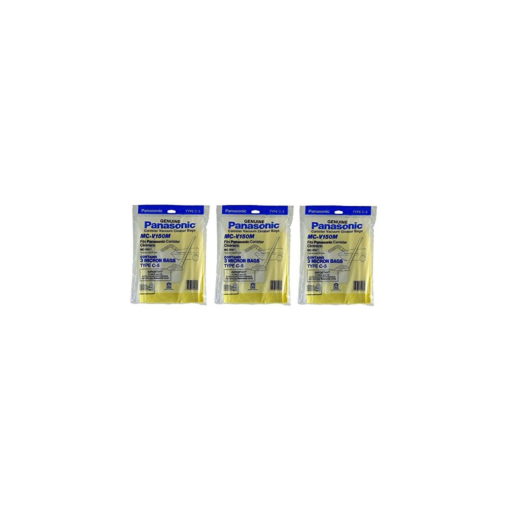 Panasonic C-5 Micron Filtration Vacuum Bags - 9 bags