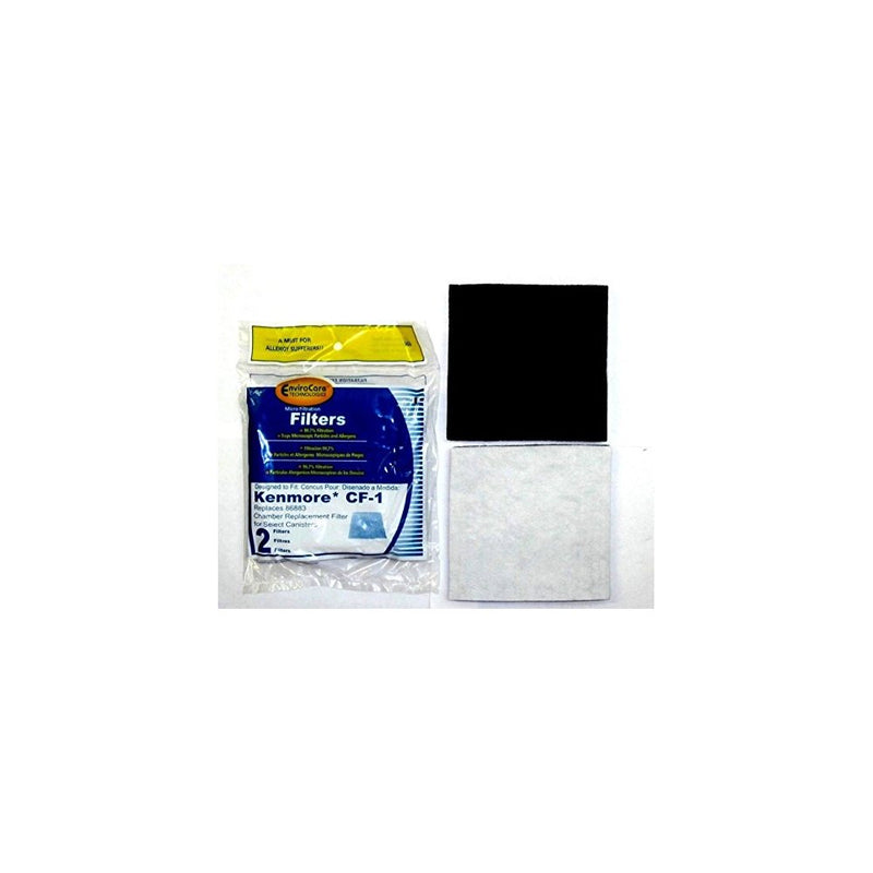 Kenmore Canister Type C Sears 18 Vacuum Bags & 2 CF1 filters
