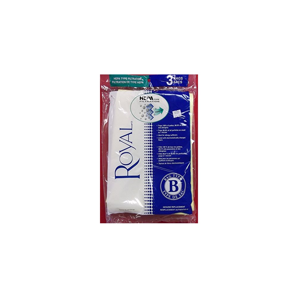 Royal Vacuum Cleaner Type B HEPA Bags - 3 Bags