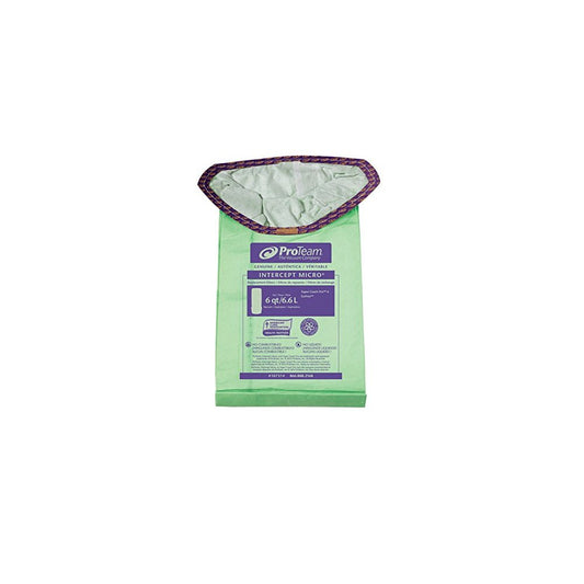ProTeam 107314 6-Quartz Intercept Micro Filter Bag, 10-Pack