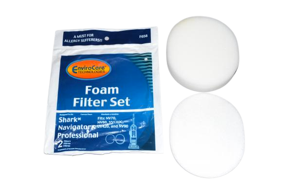 4 Foam & Felt + 2 Hepa Filter Replacement Kit For Shark Navigator NV60, NV70, NV80 (Model XFF80)