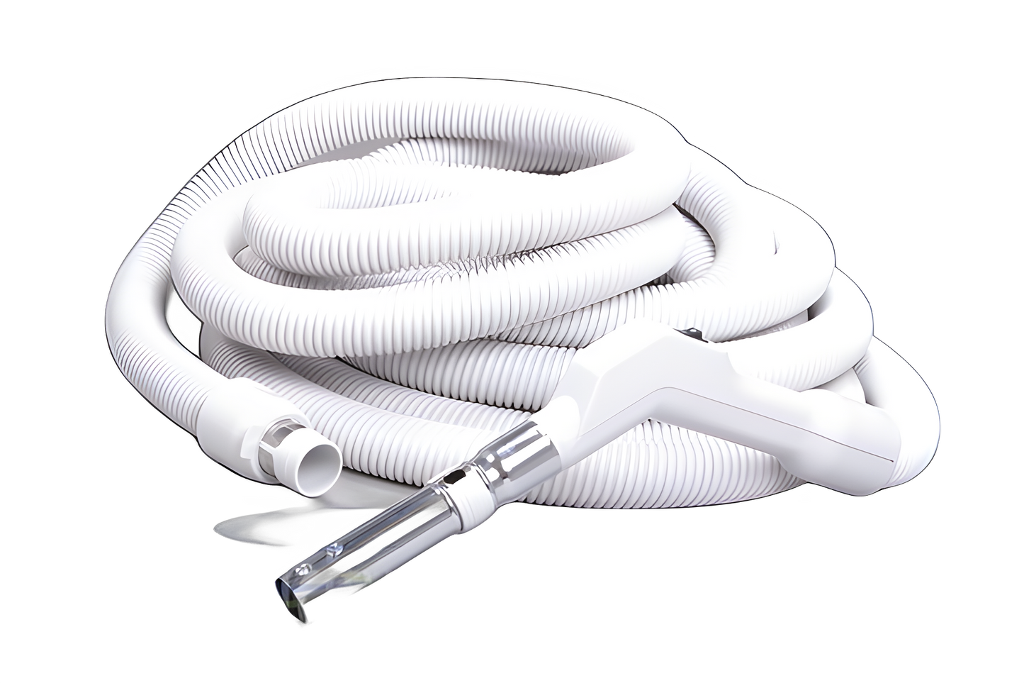 Hose Assy 30ft, Low Voltage W/button, 1 3/8''plastiflex, Light Gray Vacuum #XE130138030BUI