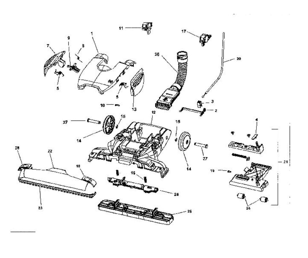Hoover: H-59177276 SPRING, PEDAL H2800