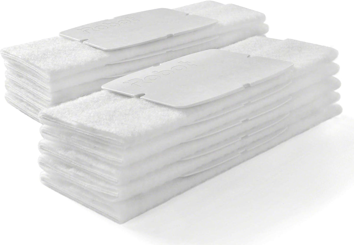 Dry Sweeping Pads for iRobot Braava jet Braava Jet 200 Series, 240 (10-Pack) - White