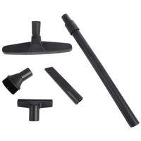 Accesories Attachment Set with Extension Wands for 35mm Diameter Miele and Sebo Vacuums, Black