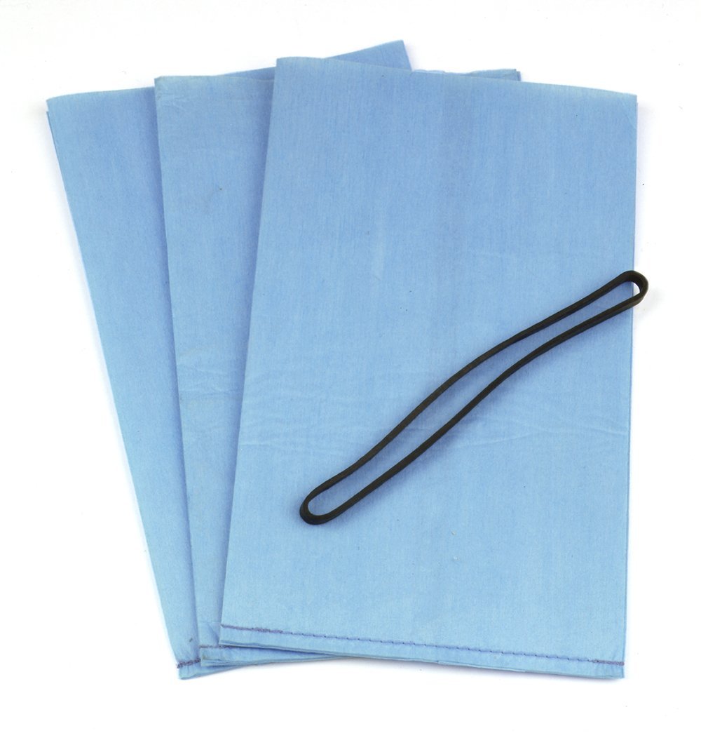 3 ProTeam WORKSHOP Wet Dry Vacuum Bags WS01025F Fine Dust Collection Shop Vacuum Bags with Retaining Band 2-5 Gallon