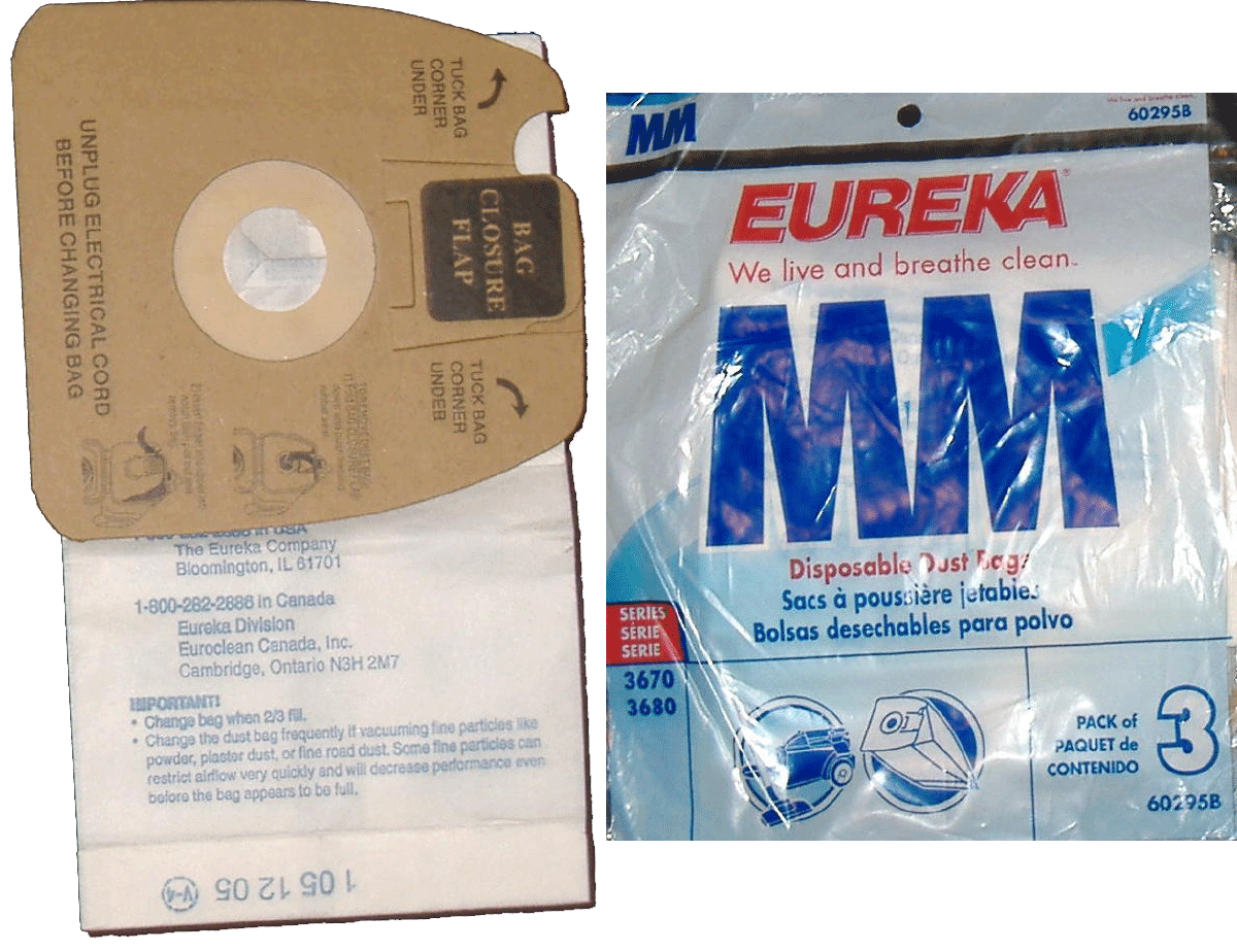 Sanitaire Style MM Vacuum Bags 60295A - Genuine - 3 Pack