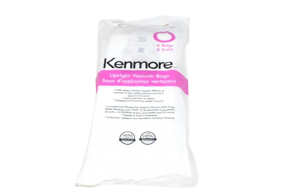 PAPER BAGS-KENMORE INTUITION UPRIGHT,6PK,HEPA