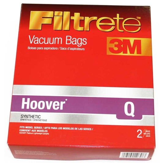 8 Hoover Type Q AH10000 HEPA Like Filtration Vacuum Bags for Hoover Platinum Model UH30010COM