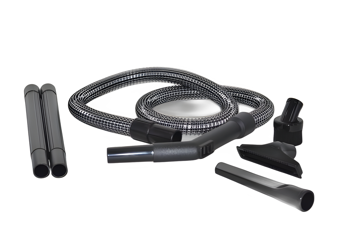 Fit All, Residential Panasonic (black) 6pc Attachment Set, wire Hose, 6ft  #32-4905-67