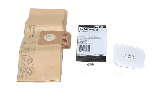 Paper Bag 5pk Plus Pre Fil/nilfisk Backvacuum Xp #22198000