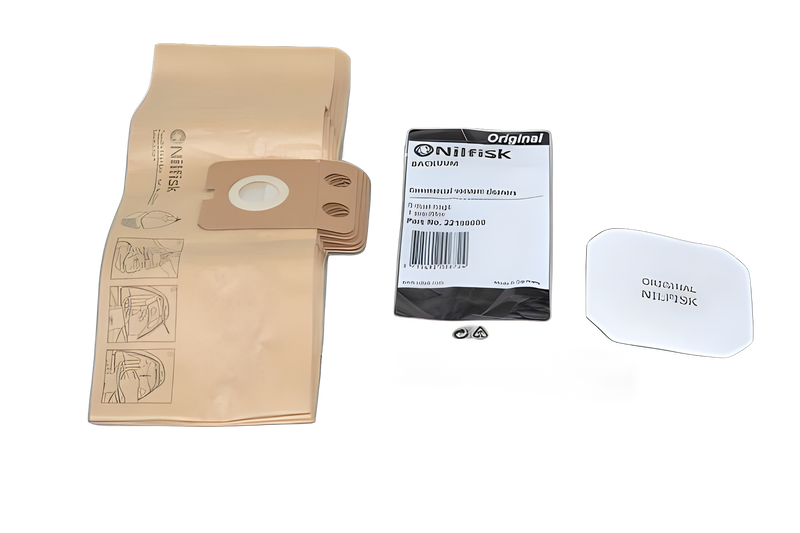 Paper Bag 5pk Plus Pre Fil/nilfisk Backvacuum Xp #22198000