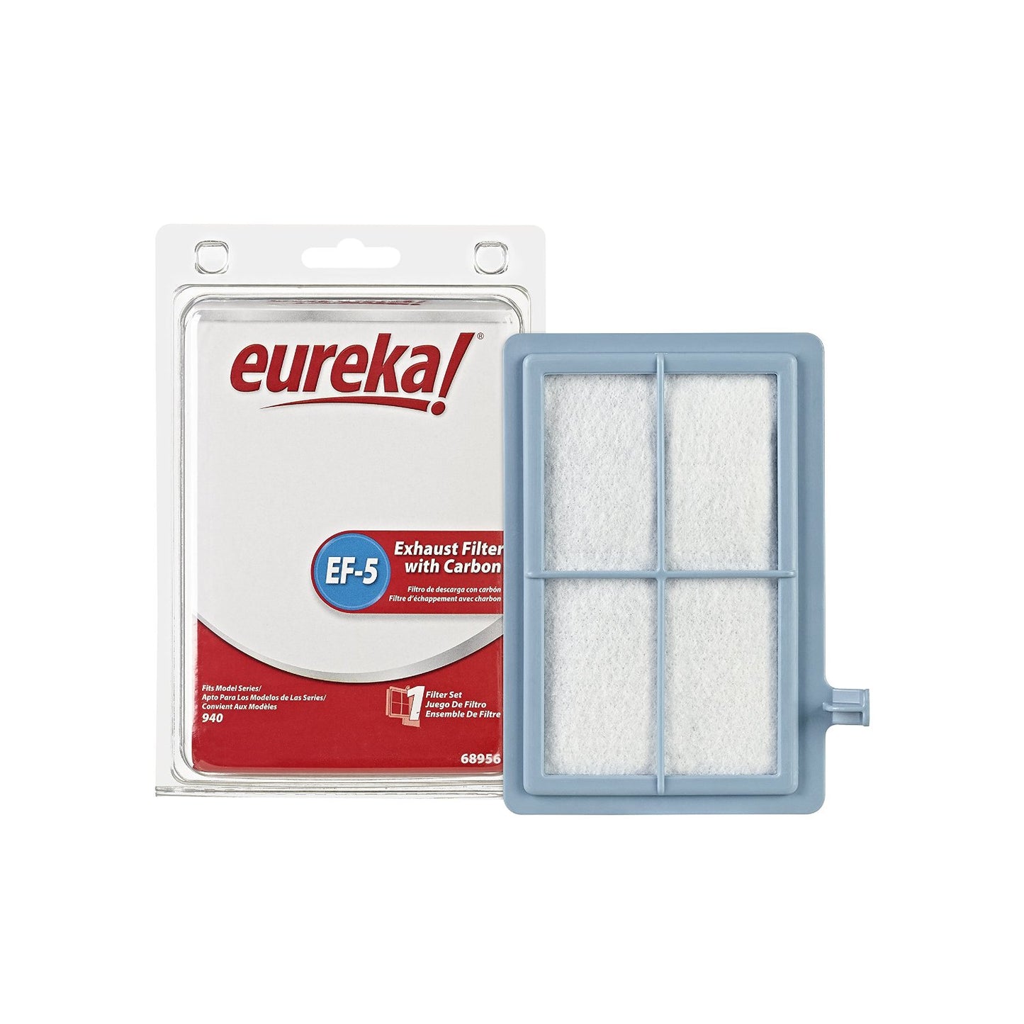Genuine Eureka 940A Compact Canister EF5, EF-5 Filter - 1 Pack - 68956