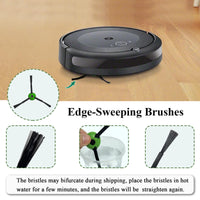 6 Pack Replacement Side Brushes Compatible with iRobot Roomba i & j & e Series All Models, Edge-Sweeping Brushes Accessories for i1+/i2+/i3+/i4+/i5+/i6+/i7+/i8+/j6+/j7+/j8+/e5/e6 Robot Vacuum