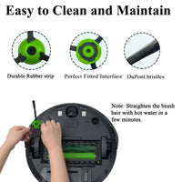 6 Pack Replacement Side Brushes Compatible with iRobot Roomba i & j & e Series All Models, Edge-Sweeping Brushes Accessories for i1+/i2+/i3+/i4+/i5+/i6+/i7+/i8+/j6+/j7+/j8+/e5/e6 Robot Vacuum