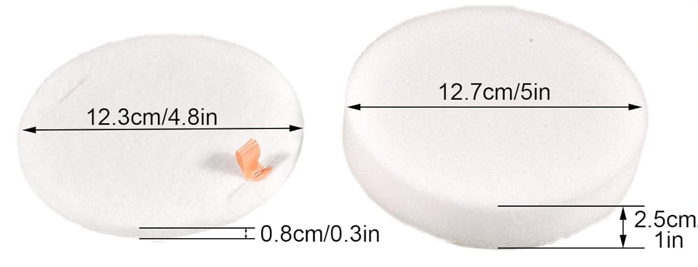 Shark Foam & Felt Filter Kit for Navigator NP318, NP319, NV340, NV341, NP320 #1229FC340
