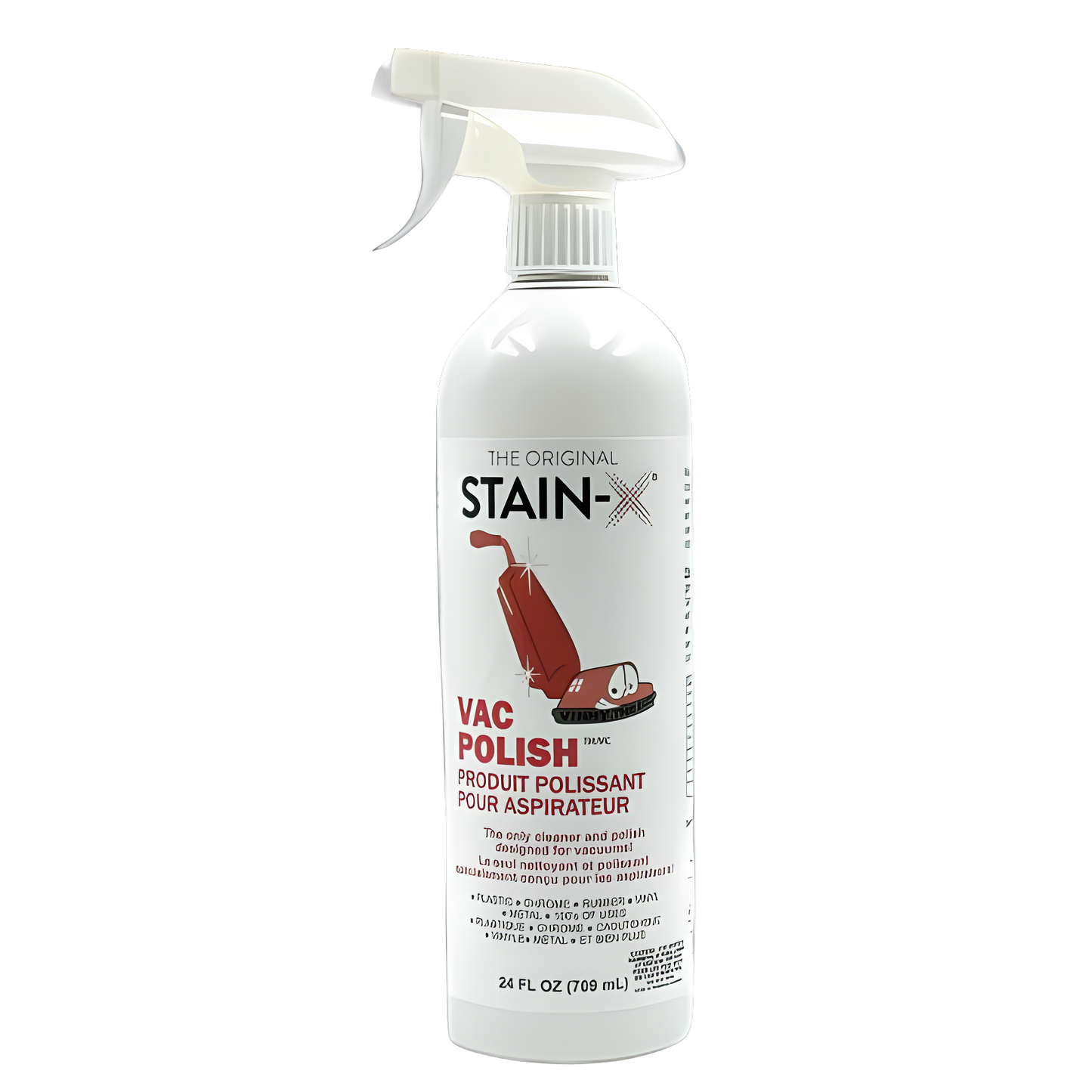 Stain-x Vac Polish, 24oz, Stain X, Spray Trigger Bottle Vacuum #11224-06S